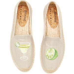 Soludos Margarita Platform Smoking Slipper Espadrilles